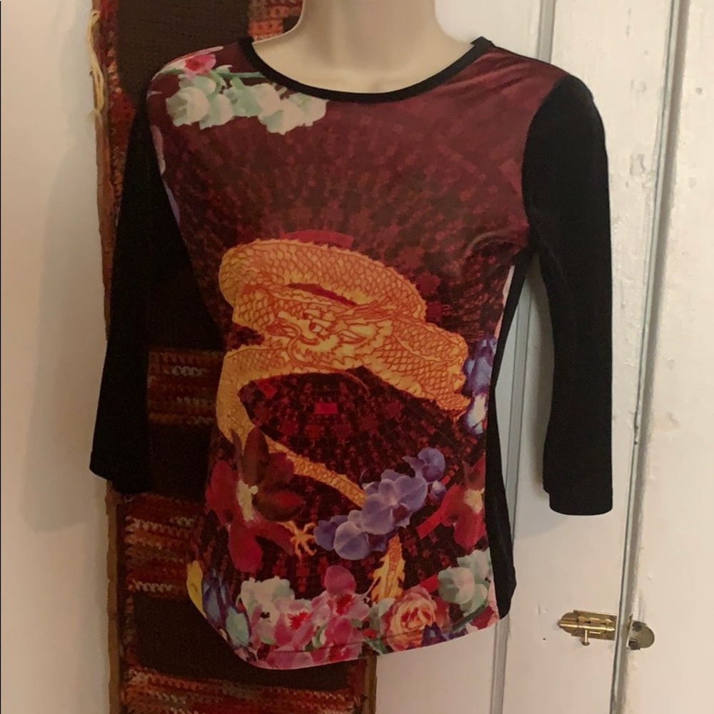 Zoom Velvet Blouse